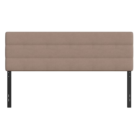 Flash Furniture Taupe Tufted Fabric Upholstered King Headboard TW-3WLHB21-TAN-K-GG